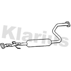 Centre Muffler KLARIUS RR256T OE Ref GEX33614