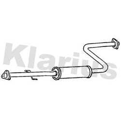 Centre Muffler KLARIUS RR276M OE Ref GEX33677