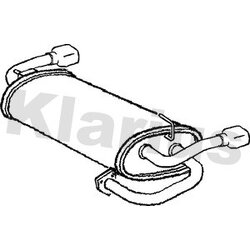 Rear Muffler KLARIUS RR292P OE Ref GEX33619