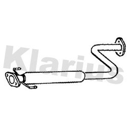 Centre Muffler KLARIUS RR312K OE Ref GEX33754