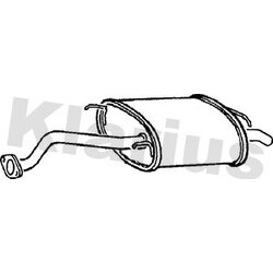 Rear Muffler KLARIUS RR315G OE Ref GEX33758