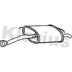 Rear Muffler KLARIUS RR316E OE Ref WCG103480