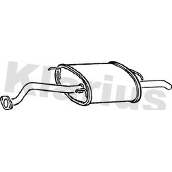 Rear Muffler KLARIUS RR318C OE Ref WCG103440