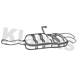 Rear Muffler KLARIUS RR331H OE Ref WCG000300