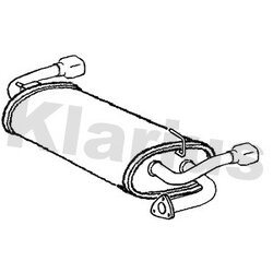 Rear Muffler KLARIUS RR335C OE Ref WCG103100