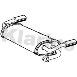 Rear Muffler KLARIUS RR336B OE Ref WCG000460