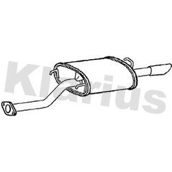 Rear Muffler KLARIUS RR342Q OE Ref WCG000151