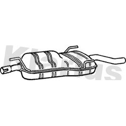 Rear Muffler KLARIUS SB102H OE Ref 4966511