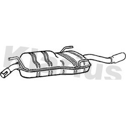 Rear Muffler KLARIUS SB113Q OE Ref 5321633