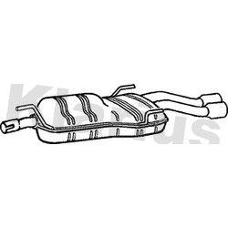 Rear Muffler KLARIUS SB115M OE Ref 5321666