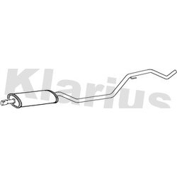 Centre Muffler KLARIUS SB119H OE Ref 12805440