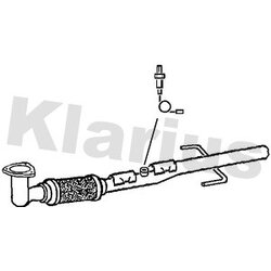 Exhaust Pipe KLARIUS SB120G OE Ref 12803030
