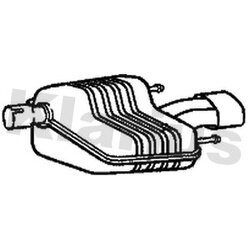 Rear Muffler KLARIUS SB126X OE Ref 12799734