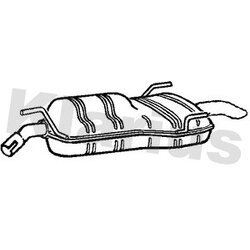 Rear Muffler KLARIUS SB131P OE Ref 5193297