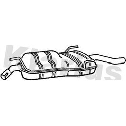 Rear Muffler KLARIUS SB133L OE Ref 4753752