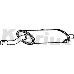 Centre Muffler KLARIUS SB52V OE Ref 8822280