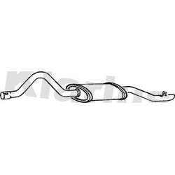 Rear Muffler KLARIUS SB74L OE Ref 7536196