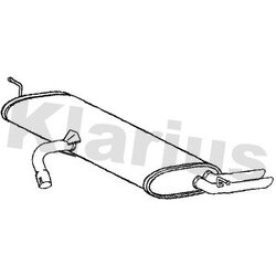 Rear Muffler KLARIUS SE165D OE Ref 5P0253609G
