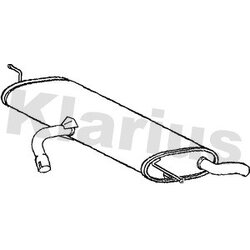 Rear Muffler KLARIUS SE170W OE Ref 5P5253609M
