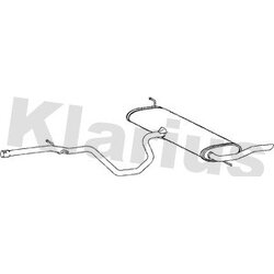 Rear Muffler KLARIUS SE171V OE Ref 5P5253181BH