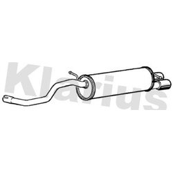 Rear Muffler KLARIUS SE196H OE Ref 6J6253609CA