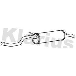 Rear Muffler KLARIUS SE202A OE Ref 6R6253609K