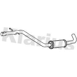 Centre Muffler KLARIUS SE222V OE Ref 5P0253209D