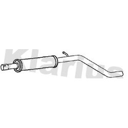 Centre Muffler KLARIUS SE238W OE Ref 5Q0253209DM