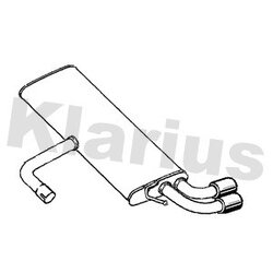 Rear Muffler KLARIUS SE246J OE Ref 5F4253609AD