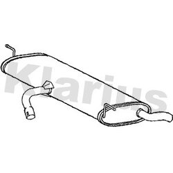 Rear Muffler KLARIUS SE252B OE Ref 5P0253609F