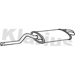 Rear Muffler KLARIUS SE86D OE Ref 6K9253609B