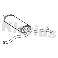 Rear Muffler KLARIUS SK146A OE Ref 5G9253609