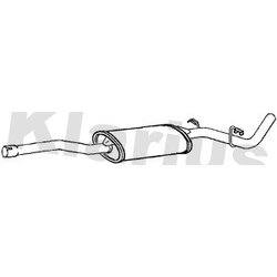 Centre Muffler KLARIUS SK36M OE Ref 6U0253401H