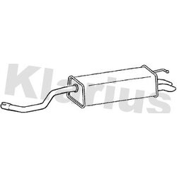 Rear Muffler KLARIUS SK80A OE Ref 6Q7253609A