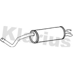 Rear Muffler KLARIUS SK84T OE Ref 6Q7253609D