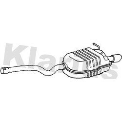 Rear Muffler KLARIUS SK88L OE Ref 1K5253609