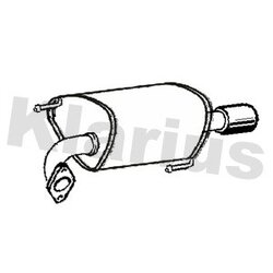 Rear Muffler KLARIUS SU116H OE Ref 44300AG050
