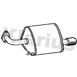 Rear Muffler KLARIUS SU119D OE Ref 44300SC142