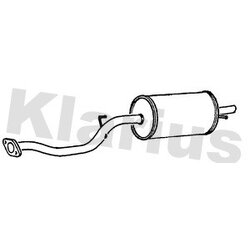 Rear Muffler KLARIUS SU73K OE Ref 44305AC320