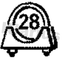 Exhaust Pipe Connector KLARIUS SYA1 KLARIUS