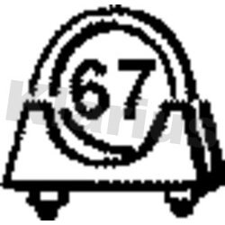 Exhaust Pipe Connector KLARIUS SYA12