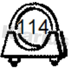 Exhaust Pipe Connector KLARIUS SYA18 KLARIUS