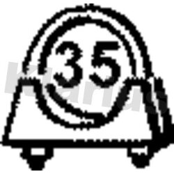 Exhaust Pipe Connector KLARIUS SYA3