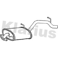 Rear Muffler KLARIUS SZ110M OE Ref 1430080G00