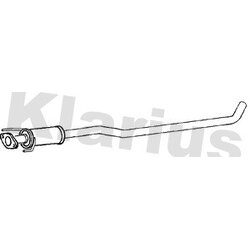 Centre Muffler KLARIUS SZ118C OE Ref 1430055G20