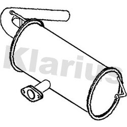 Rear Muffler KLARIUS SZ127M OE Ref 1430067J10