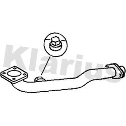 Exhaust Pipe KLARIUS SZ128L OE Ref 1419086G00