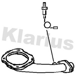 Exhaust Pipe KLARIUS SZ131H OE Ref 1419062JC0