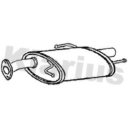 Rear Muffler KLARIUS SZ134D OE Ref 1430062JB1