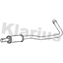 Centre Muffler KLARIUS SZ139W OE Ref 1425079J01